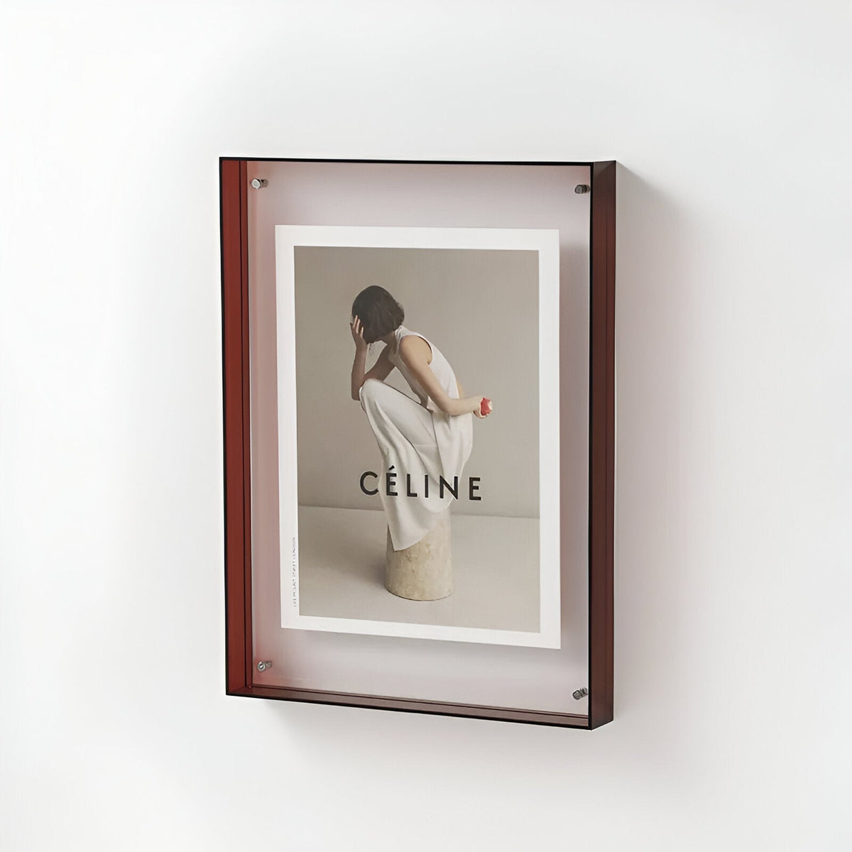 Cadre Photo Transparent en Acrylique Double Face