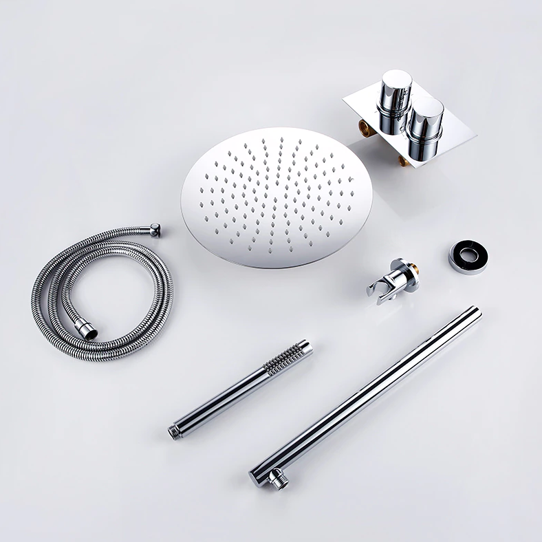 contenu kit douche chrome