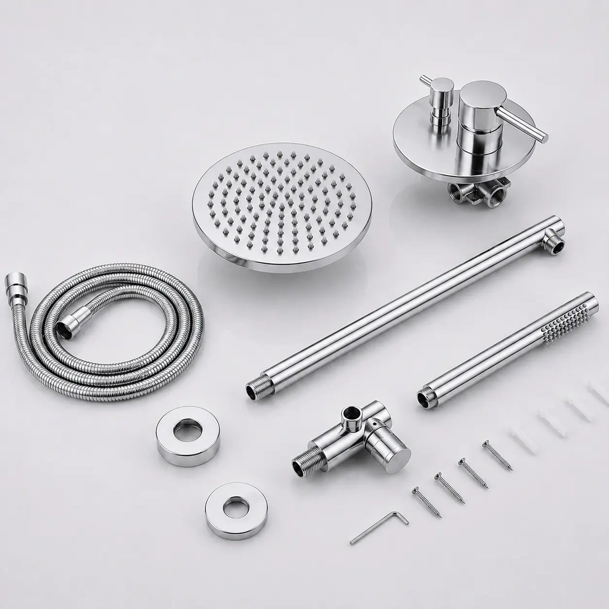 Contenu kit douche chrome