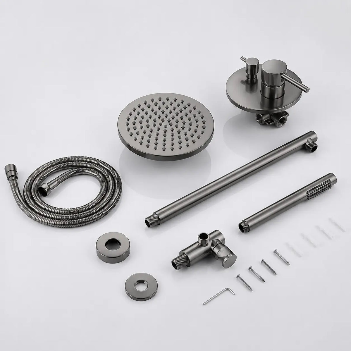 contenu kit douche gris brossé