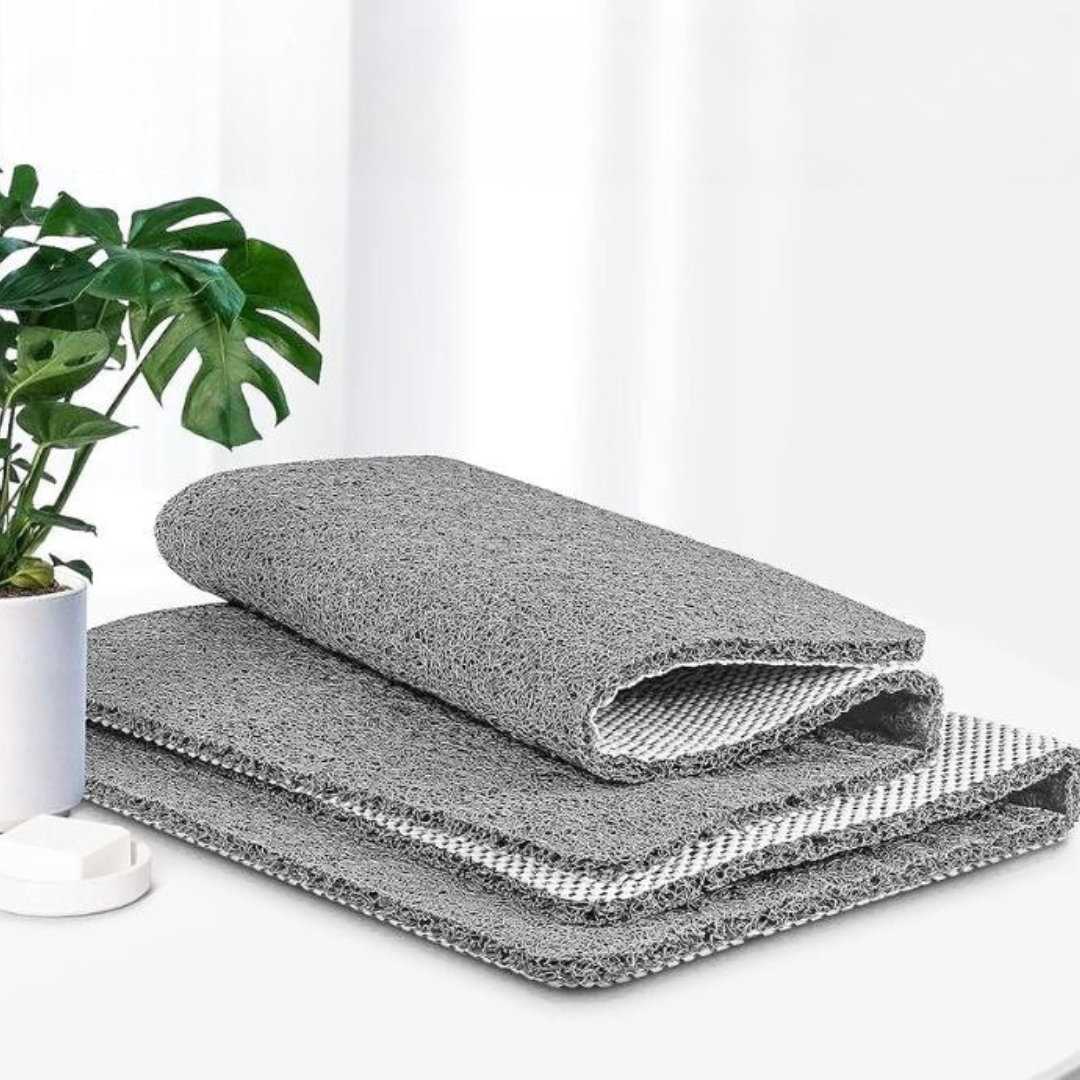 Tapis de Douche Antidérapant avec Drainage