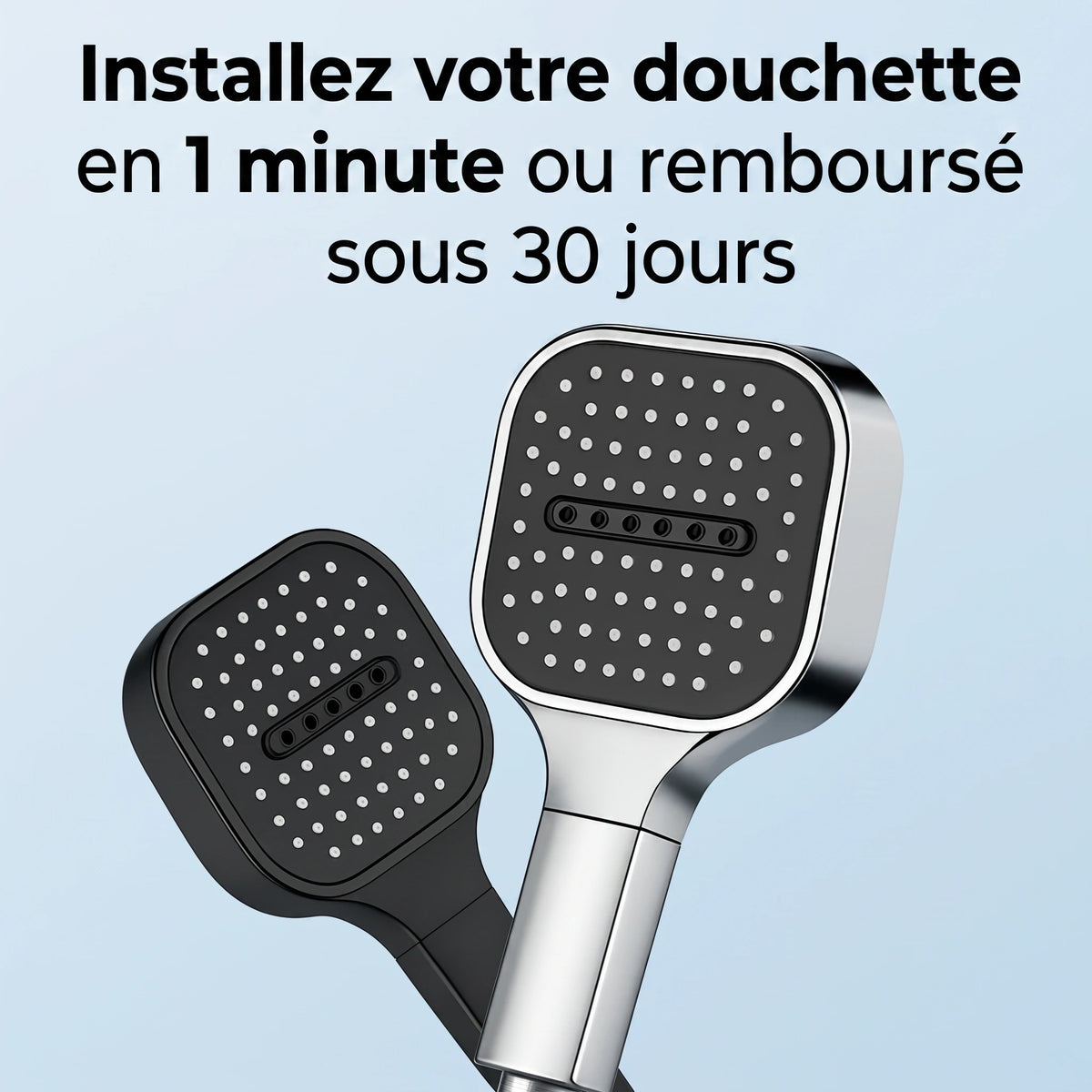Douchette de Douche Haute Pression avec Filtration Intégrée