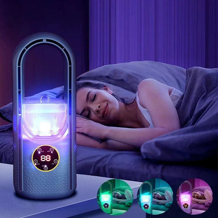 Refroidisseur d'Air Compact Sans Pales USB pour Bureau et Chambre