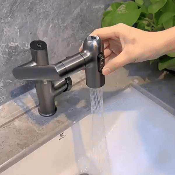 Robinet de Cuisine 360° avec Douchette Extractible