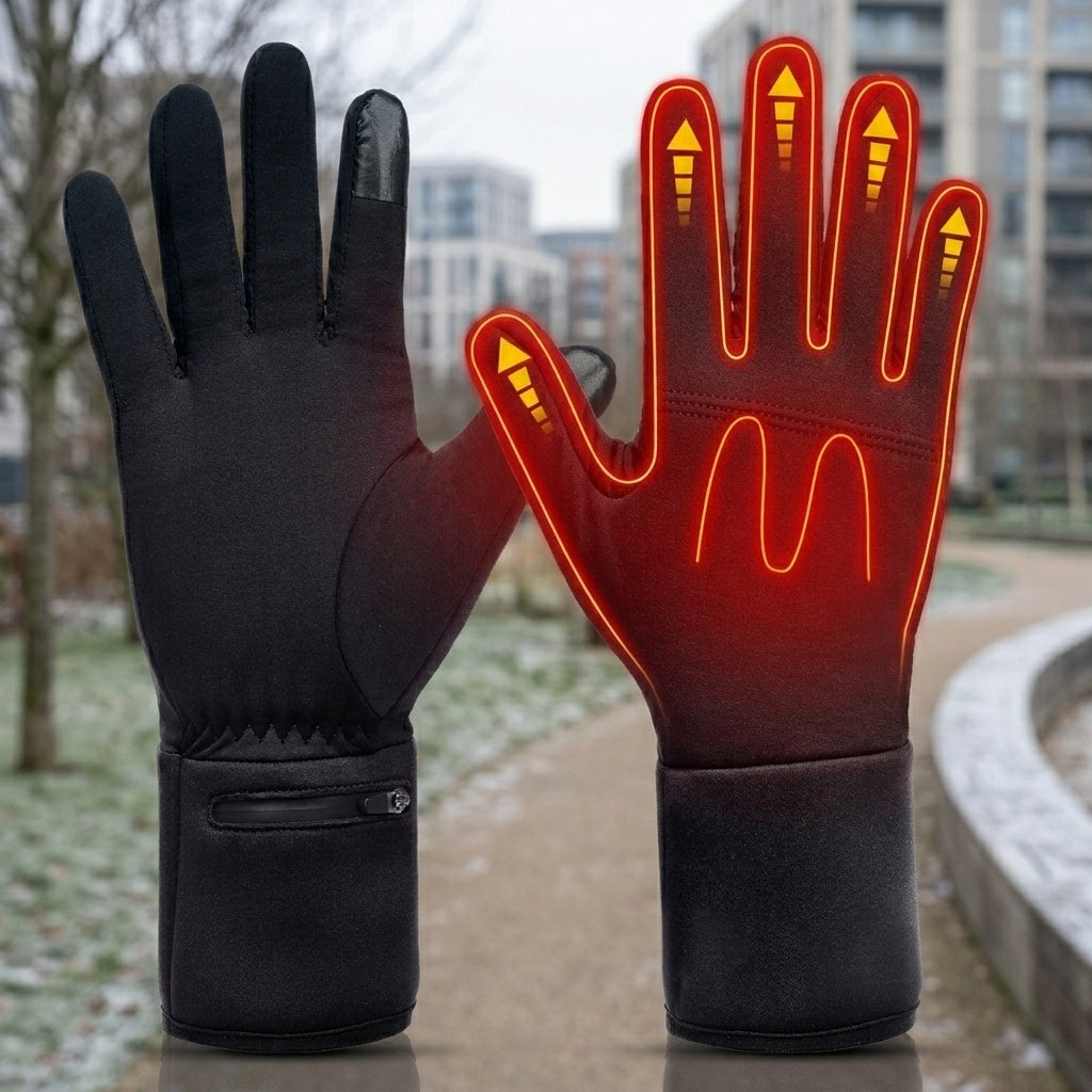 Gants Chauffants d’Hiver – 3 Niveaux de Chaleur