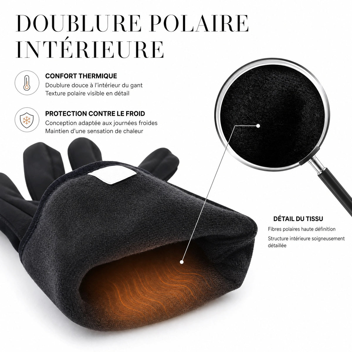 Gants Chauffants d’Hiver – 3 Niveaux de Chaleur