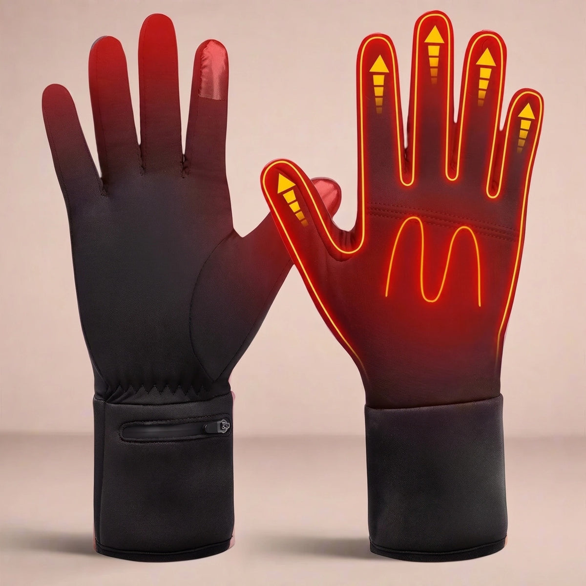 Gants Chauffants d’Hiver – 3 Niveaux de Chaleur