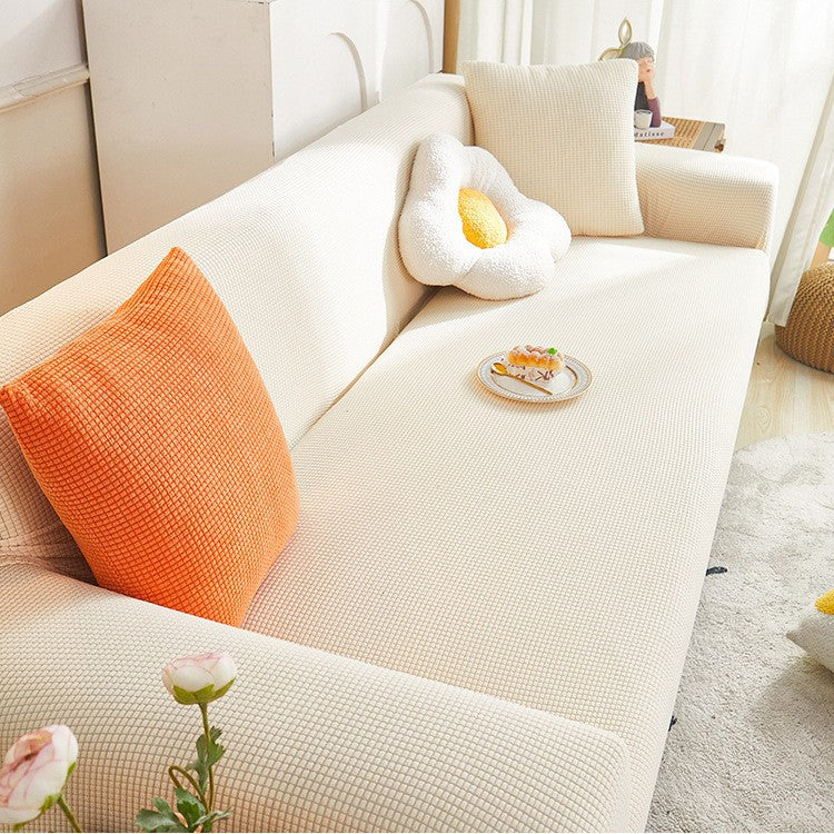 Housse de Canapé Extensible en Jacquard Antidérapant