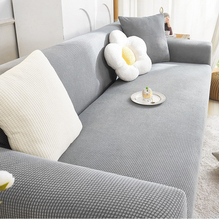 Housse de Canapé Extensible en Jacquard Antidérapant