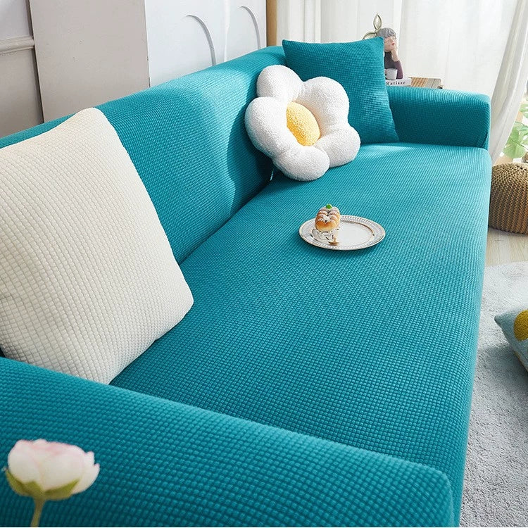 Housse de Canapé Extensible en Jacquard Antidérapant