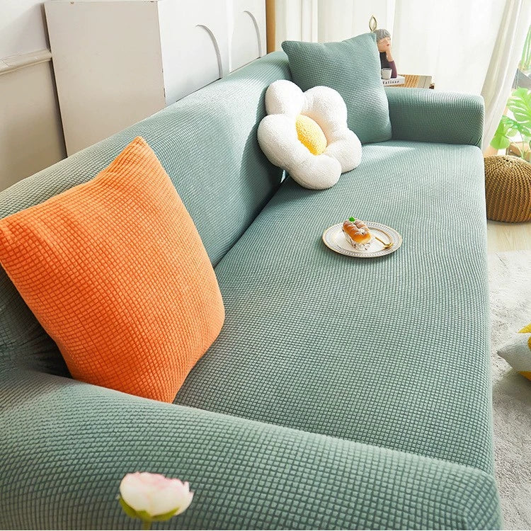 Housse de Canapé Extensible en Jacquard Antidérapant
