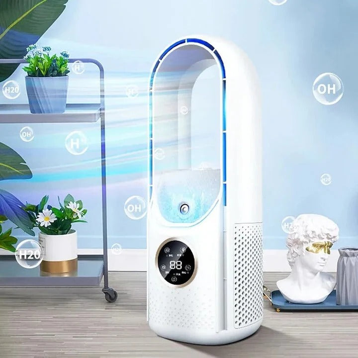 Refroidisseur d'Air Compact Sans Pales USB pour Bureau et Chambre