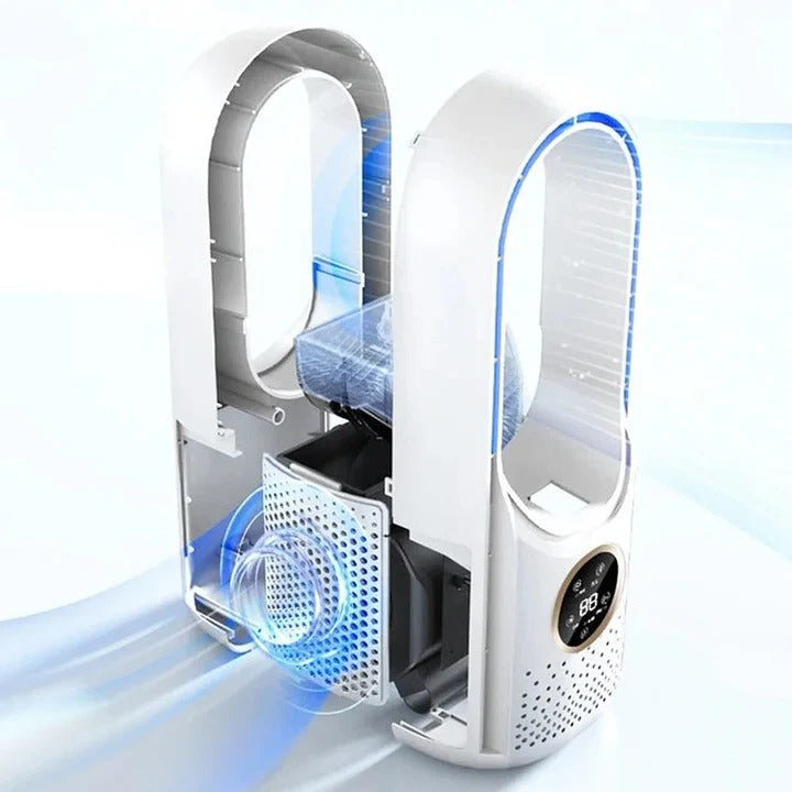 Refroidisseur d'Air Compact Sans Pales USB pour Bureau et Chambre