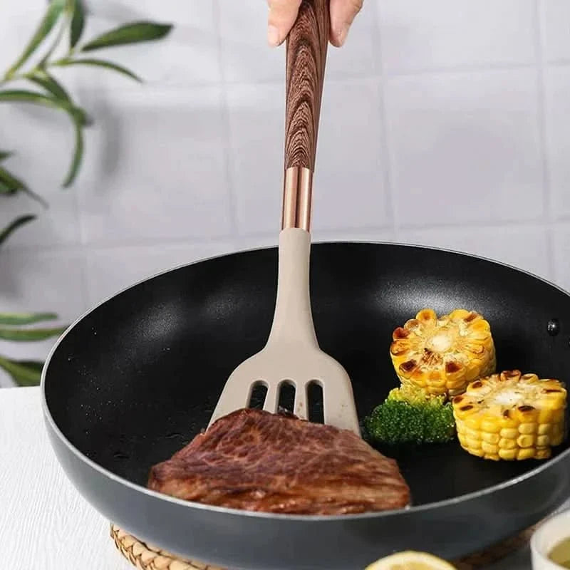 Set d'Ustensiles de Cuisine en Silicone – 10 Pièces