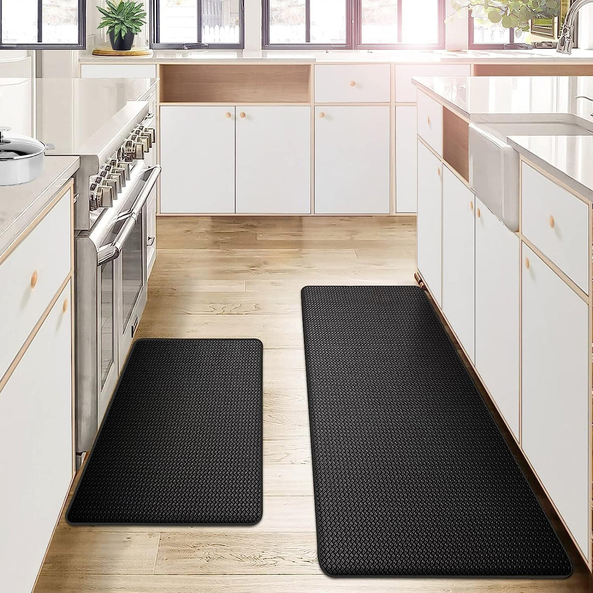 Tapis de Cuisine Antidérapant Anti-Fatigue Rembourré