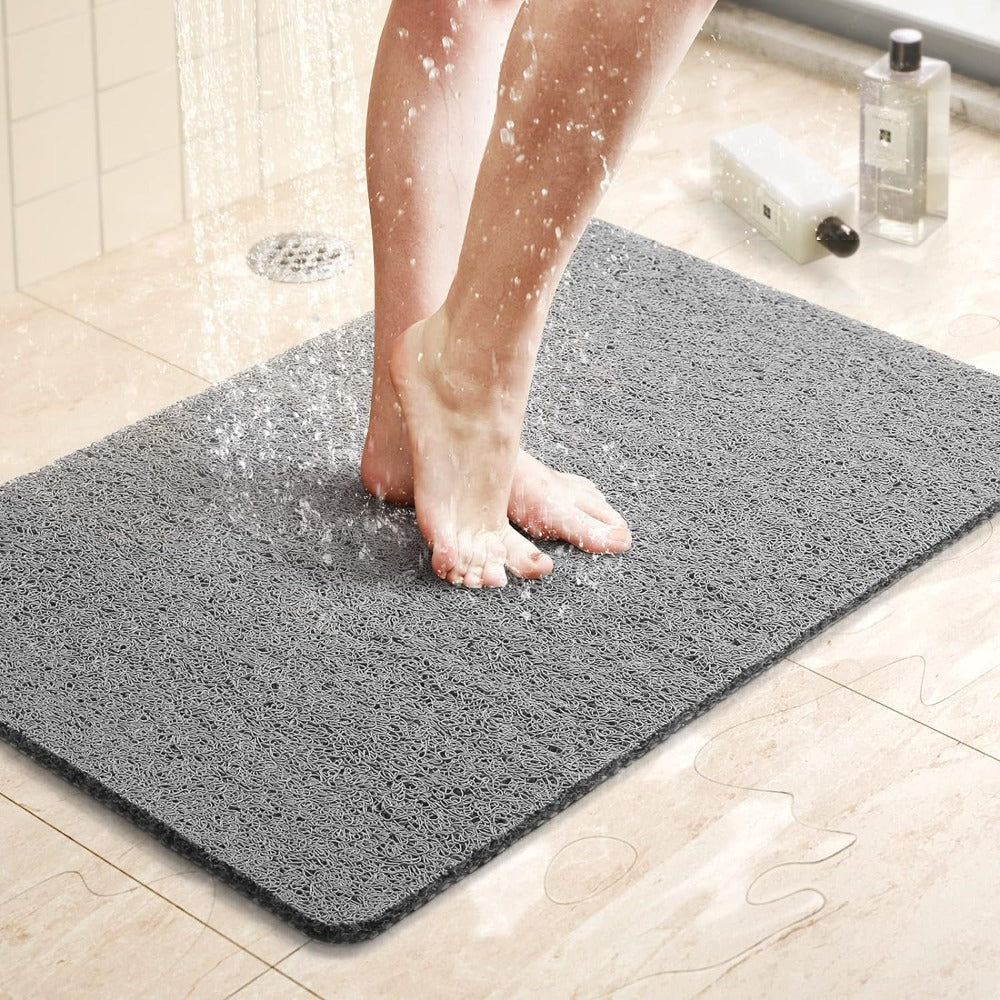 Tapis de Douche Antidérapant à Drainage Rapide