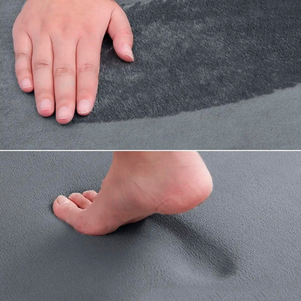 Tapis de Bain Antidérapant Absorbant en Mousse à Mémoire