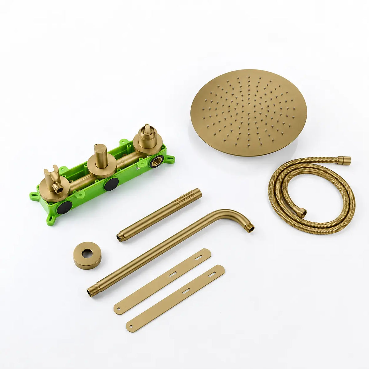 contenu du kit douche dorée