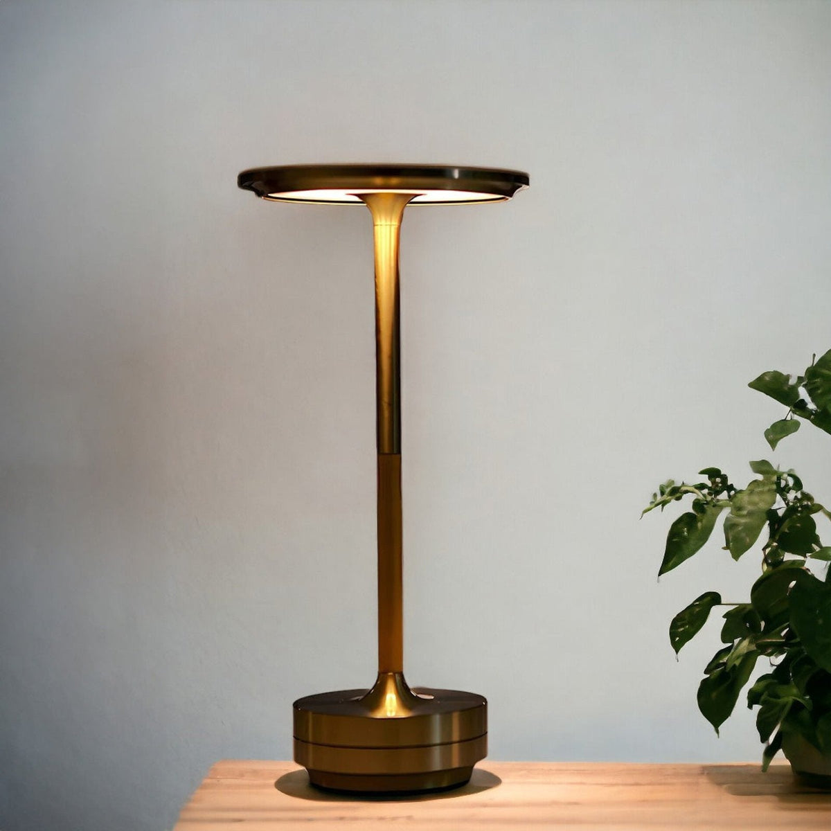 Lampe de Table Sans Fil avec Éclairage LED Réglable et Batterie Rechargeable