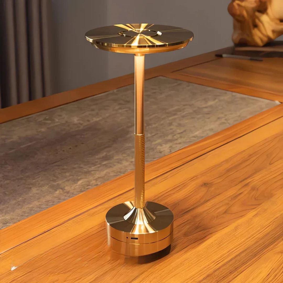 Lampe de Table Sans Fil avec Éclairage LED Réglable et Batterie Rechargeable