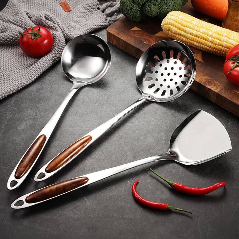 Set d'Ustensiles de Cuisine en Acier Inoxydable – 7 Pièces