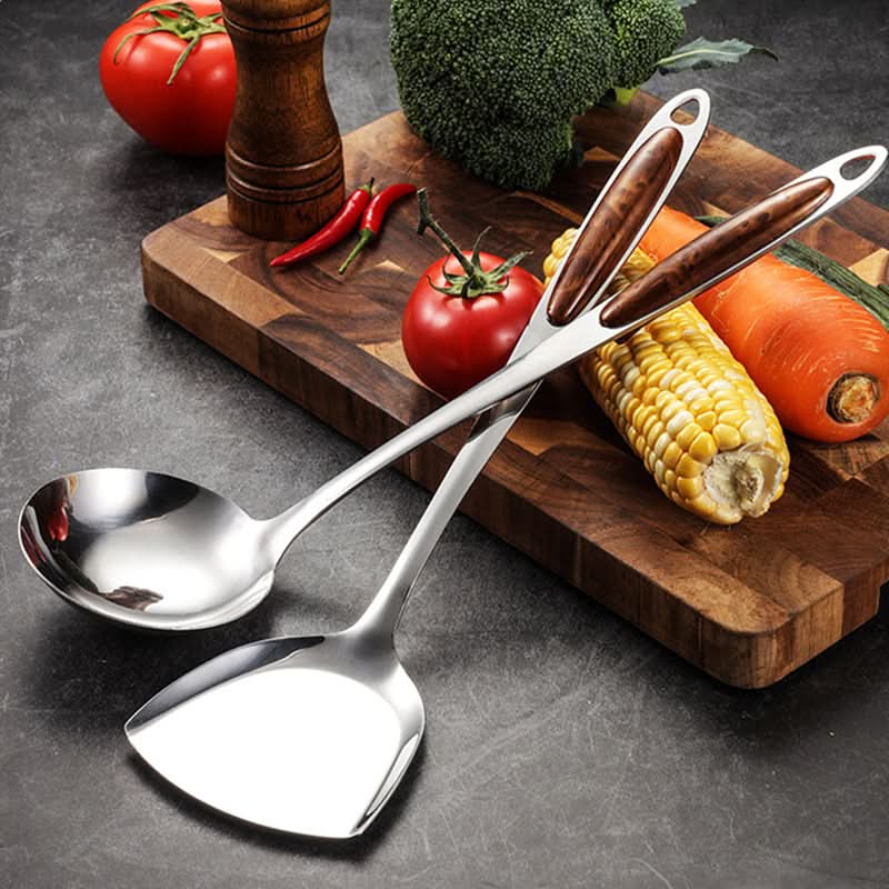 Set d'Ustensiles de Cuisine en Acier Inoxydable – 7 Pièces