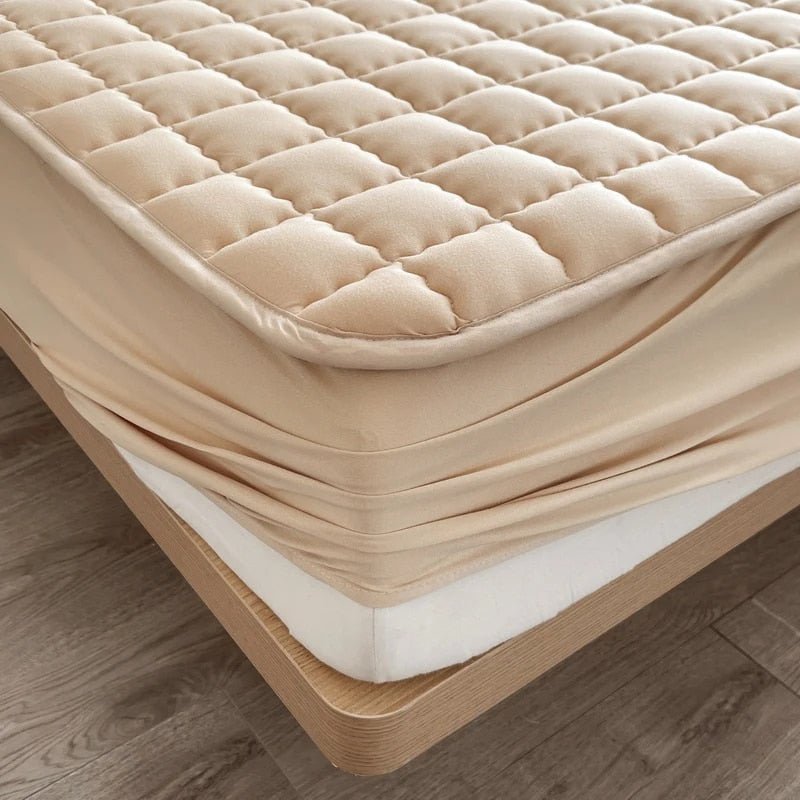 Protège-Matelas Matelassé Respirant avec Bonnet Extensible