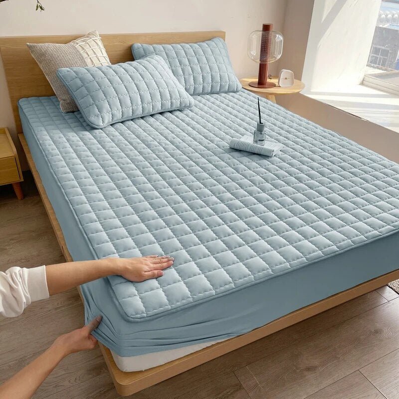 Protège-Matelas Matelassé Respirant avec Bonnet Extensible