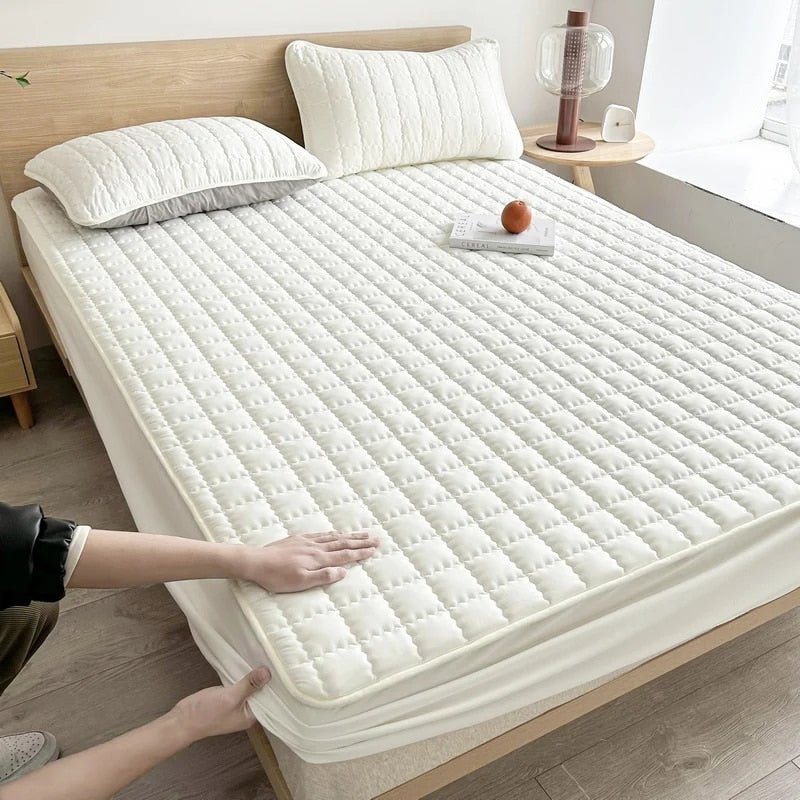 Protège-Matelas Matelassé Respirant avec Bonnet Extensible