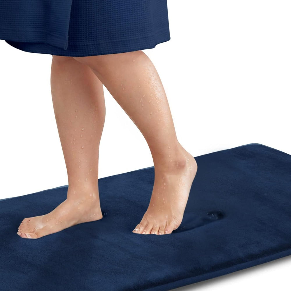 Tapis de Bain Antidérapant Absorbant en Mousse à Mémoire