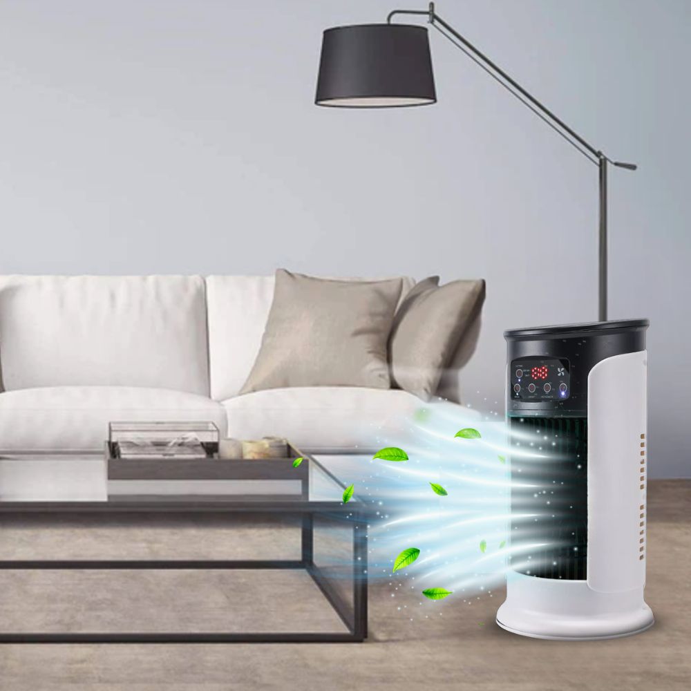 Refroidisseur d'Air Évaporatif Portable avec Humidificateur et Minuterie