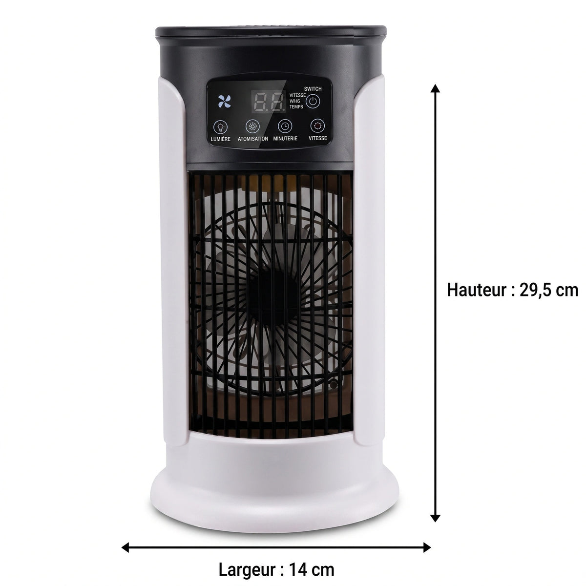 Refroidisseur d'Air Évaporatif Portable avec Humidificateur et Minuterie