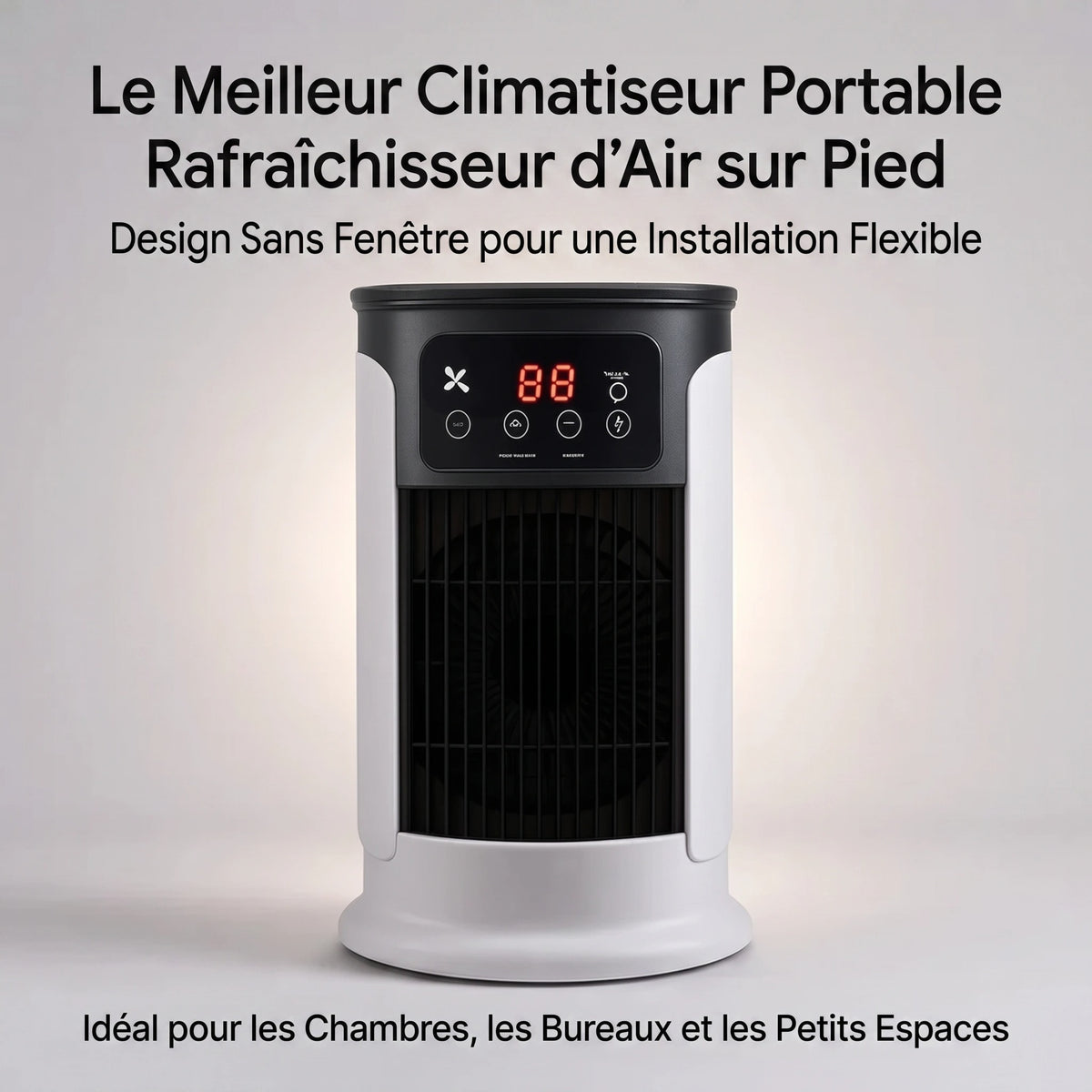 Refroidisseur d'Air Évaporatif Portable avec Humidificateur et Minuterie
