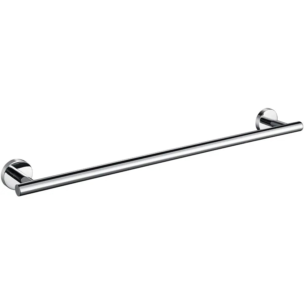 Porte-serviettes chrome sur fond blanc