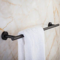 Porte-serviettes noir mat