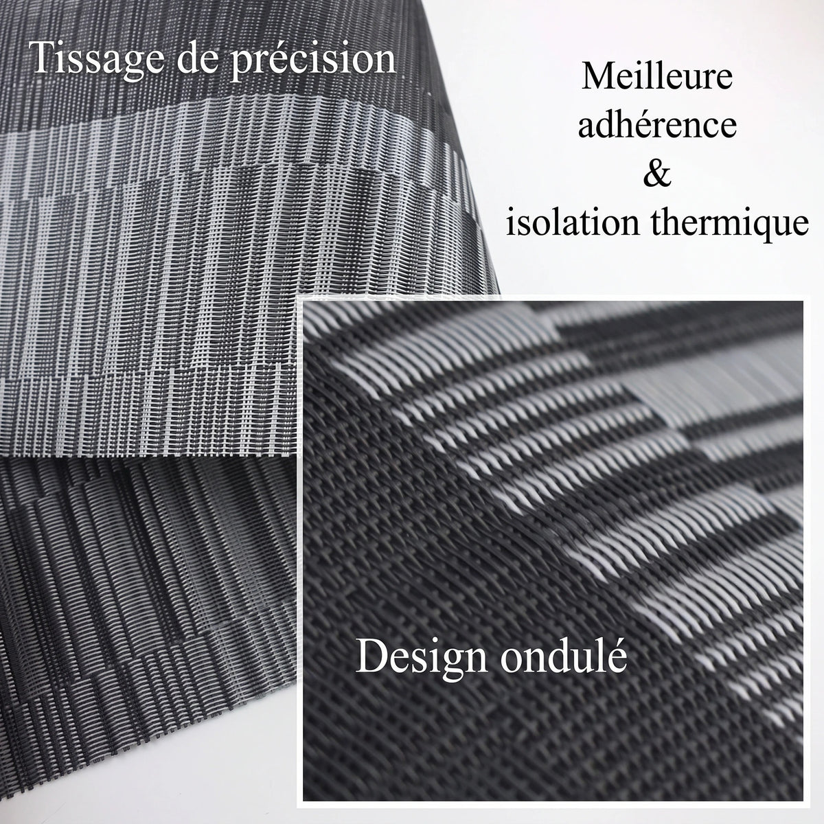 Set de Table Tissé Lavable et Résistant à la Chaleur