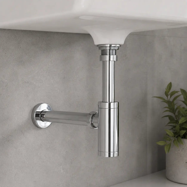 Siphon lavabo chrome