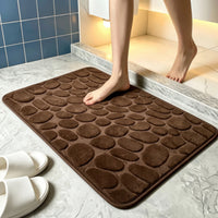 Tapis de Bain Antidérapant Absorbant en Microfibre Douce