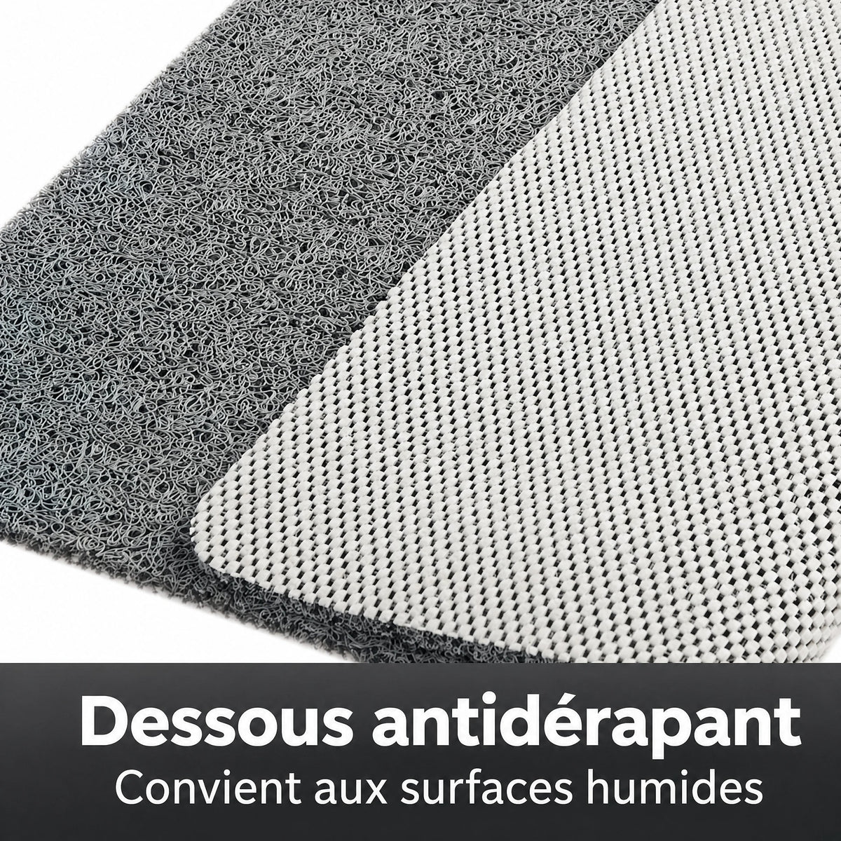 Tapis de Douche Antidérapant à Drainage Rapide