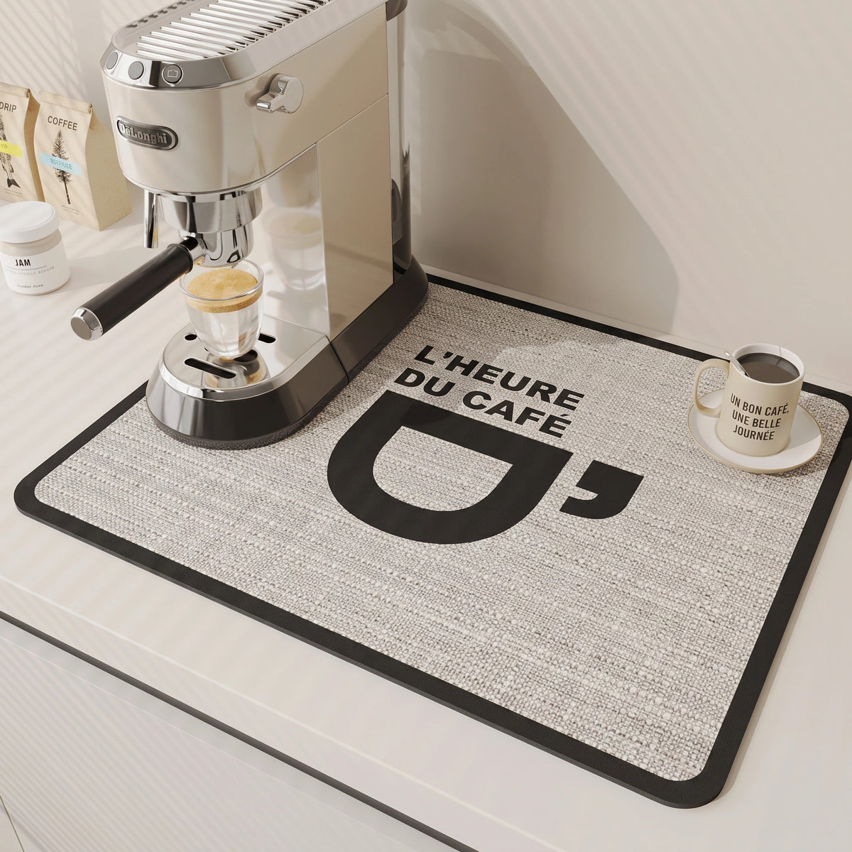 Tapis Égouttoir Absorbant à Séchage Rapide