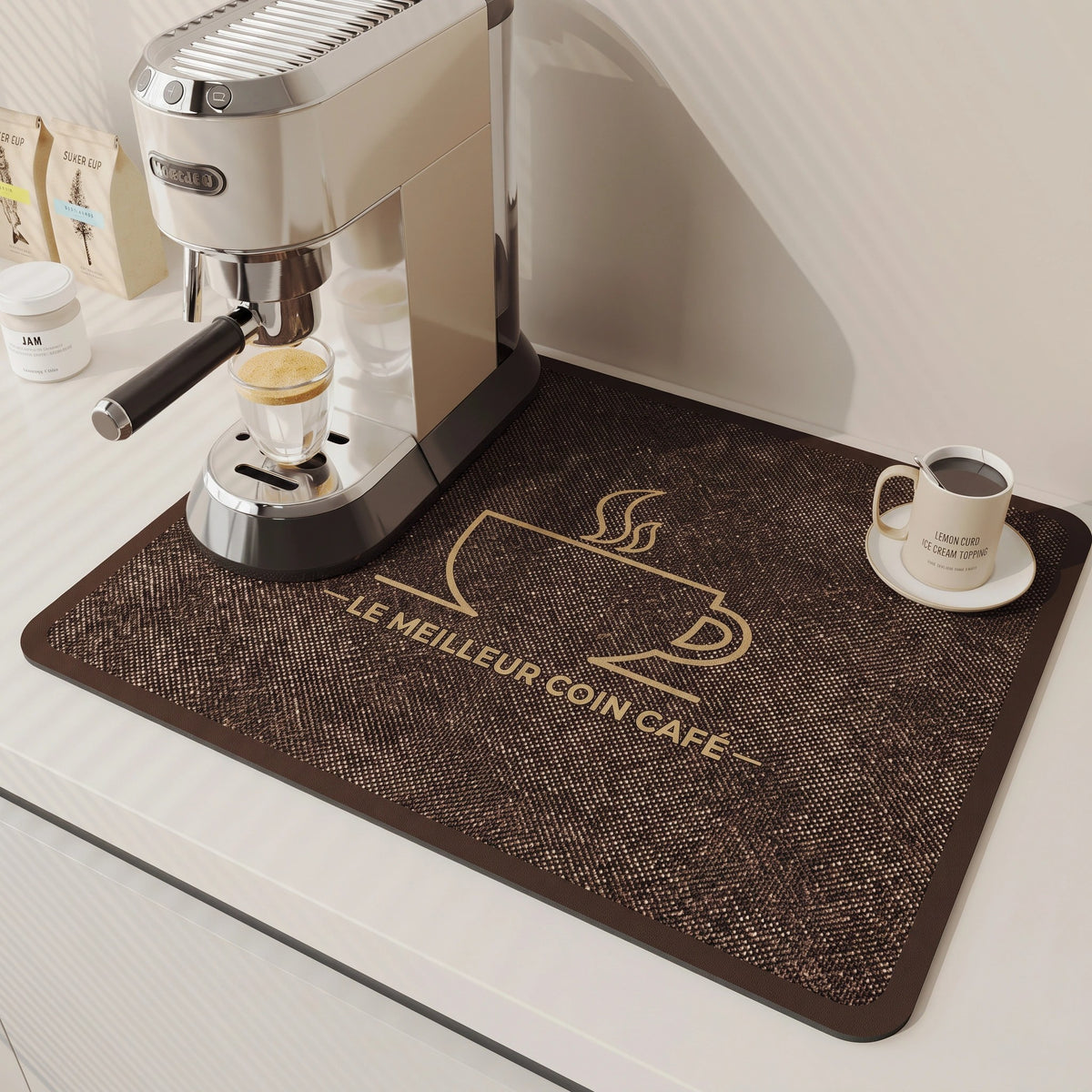 Tapis Égouttoir Absorbant à Séchage Rapide