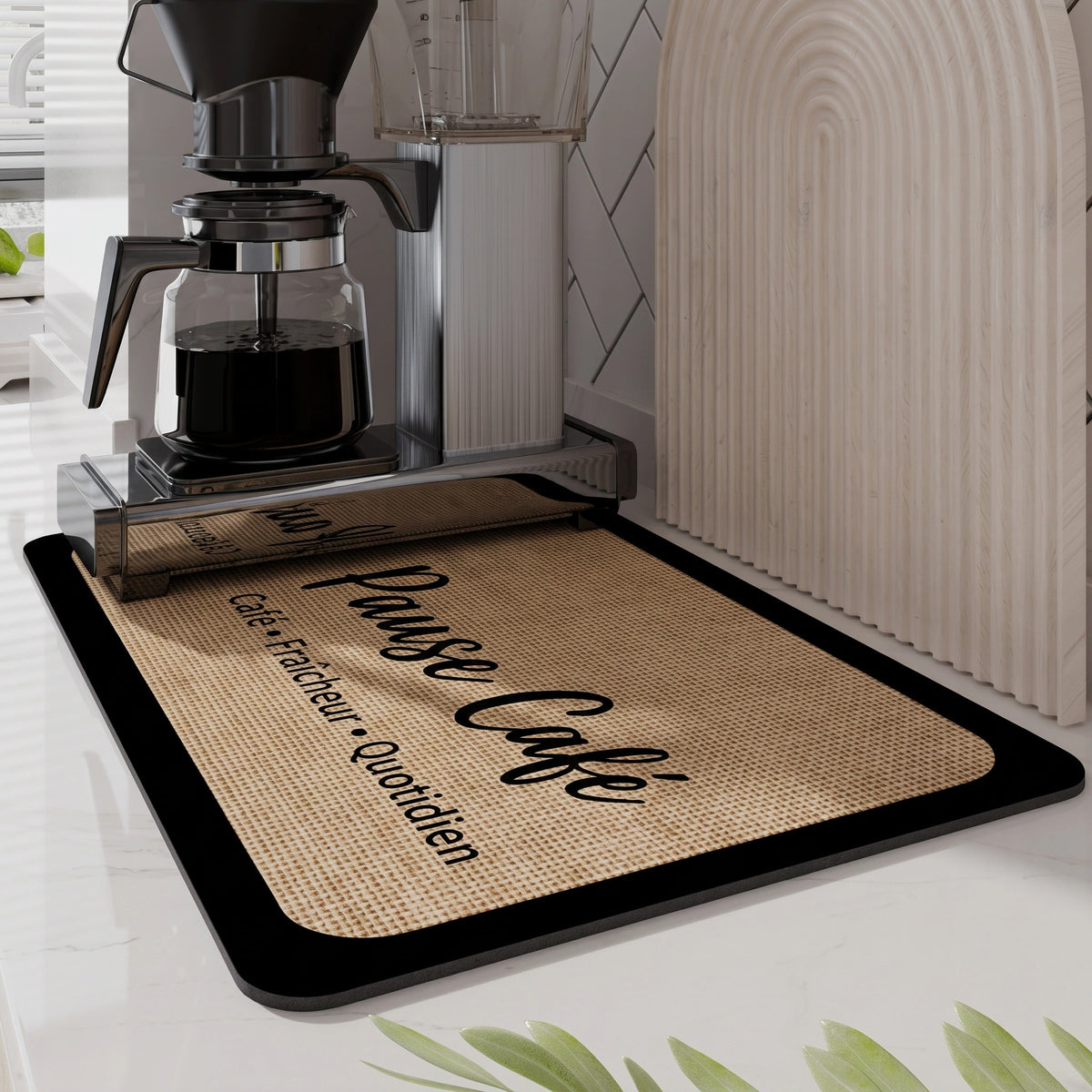 Tapis Égouttoir Absorbant à Séchage Rapide