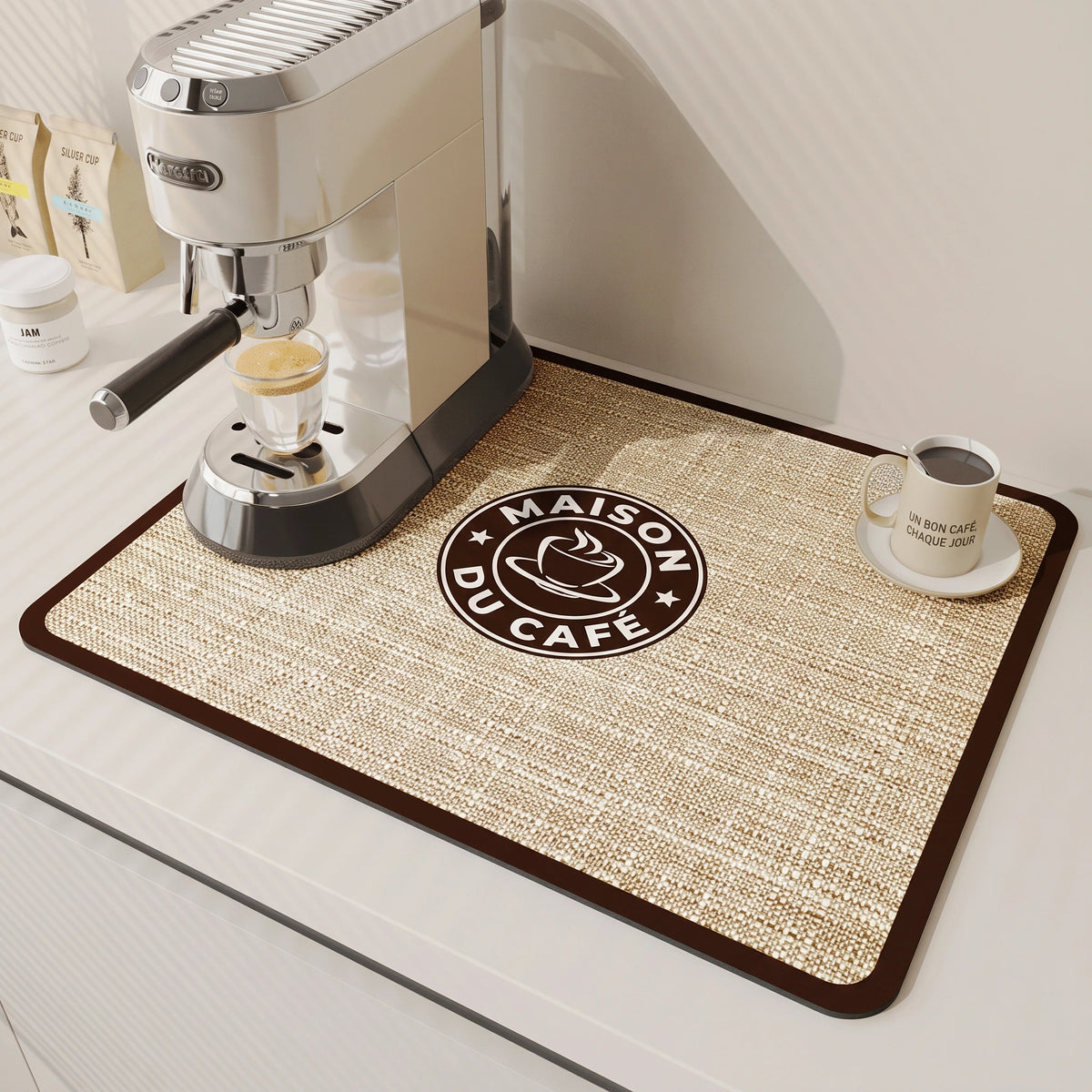 Tapis Égouttoir Absorbant à Séchage Rapide