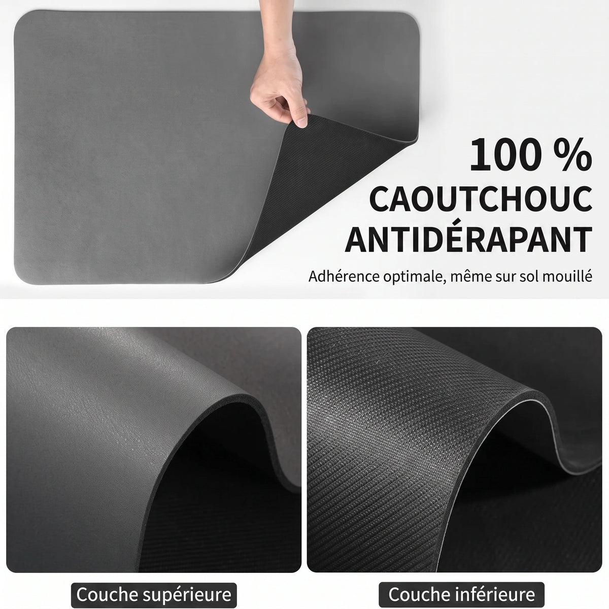 Tapis Égouttoir Absorbant à Séchage Rapide