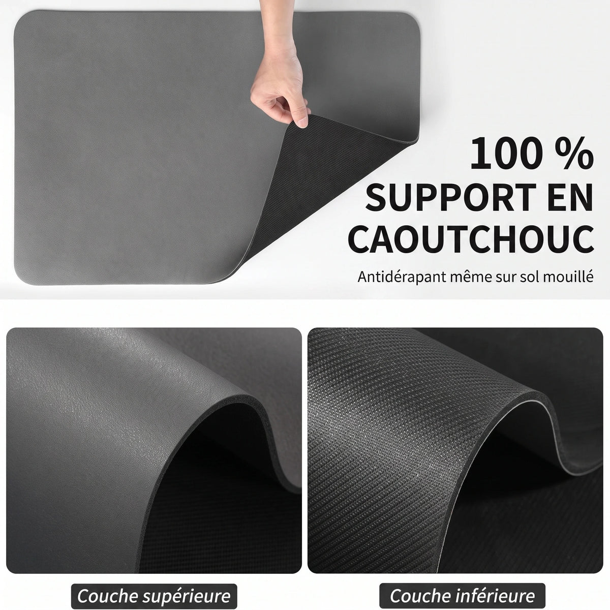 Tapis Égouttoir de Cuisine à Séchage Rapide