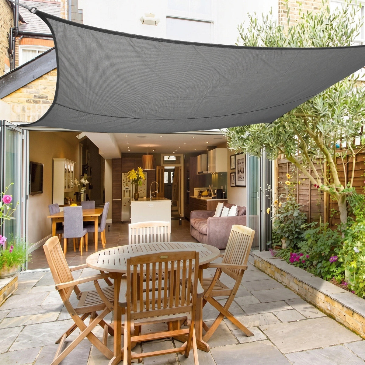 Voile d'Ombrage pour Terrasse, Jardin et Balcon