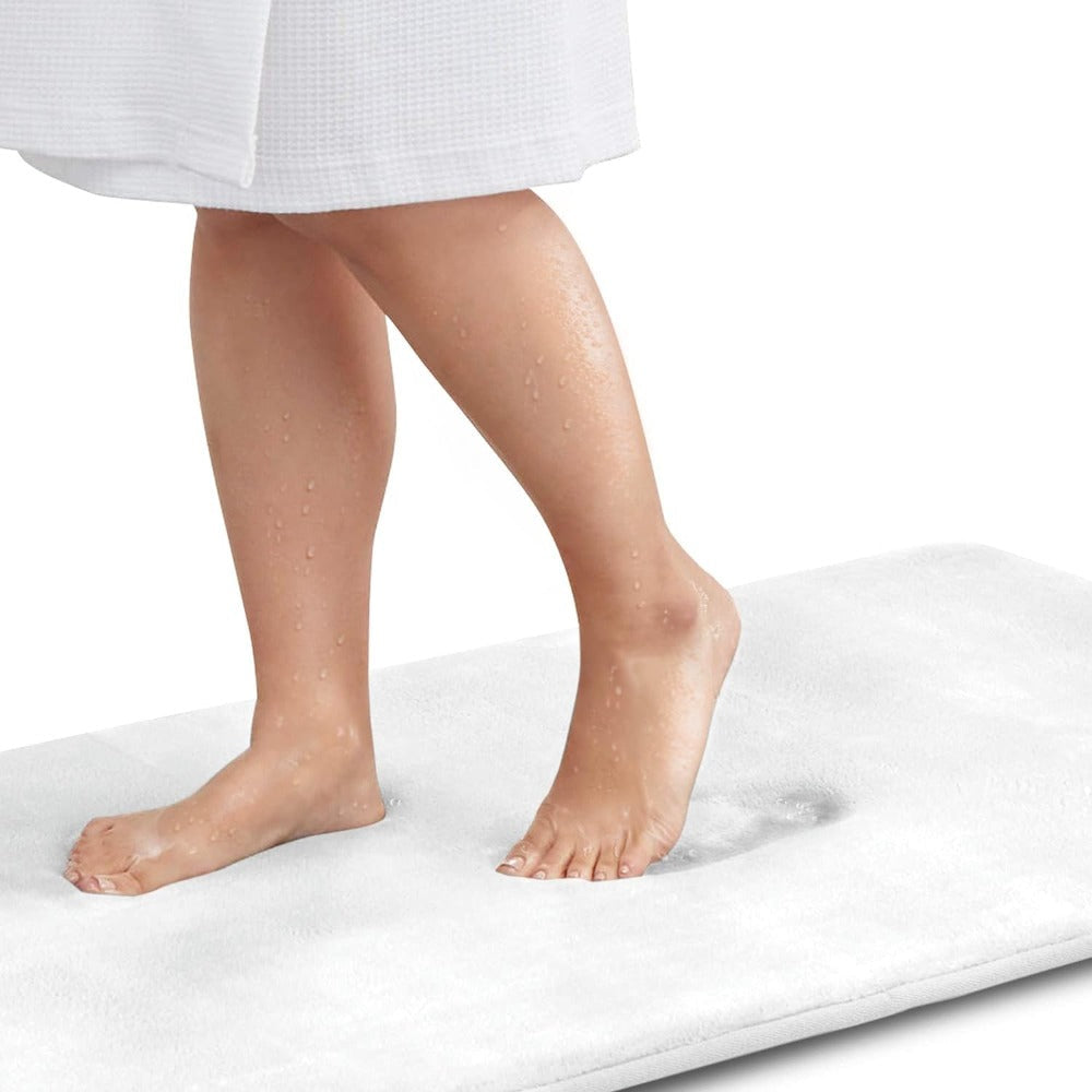 Tapis de Bain Antidérapant Absorbant en Mousse à Mémoire